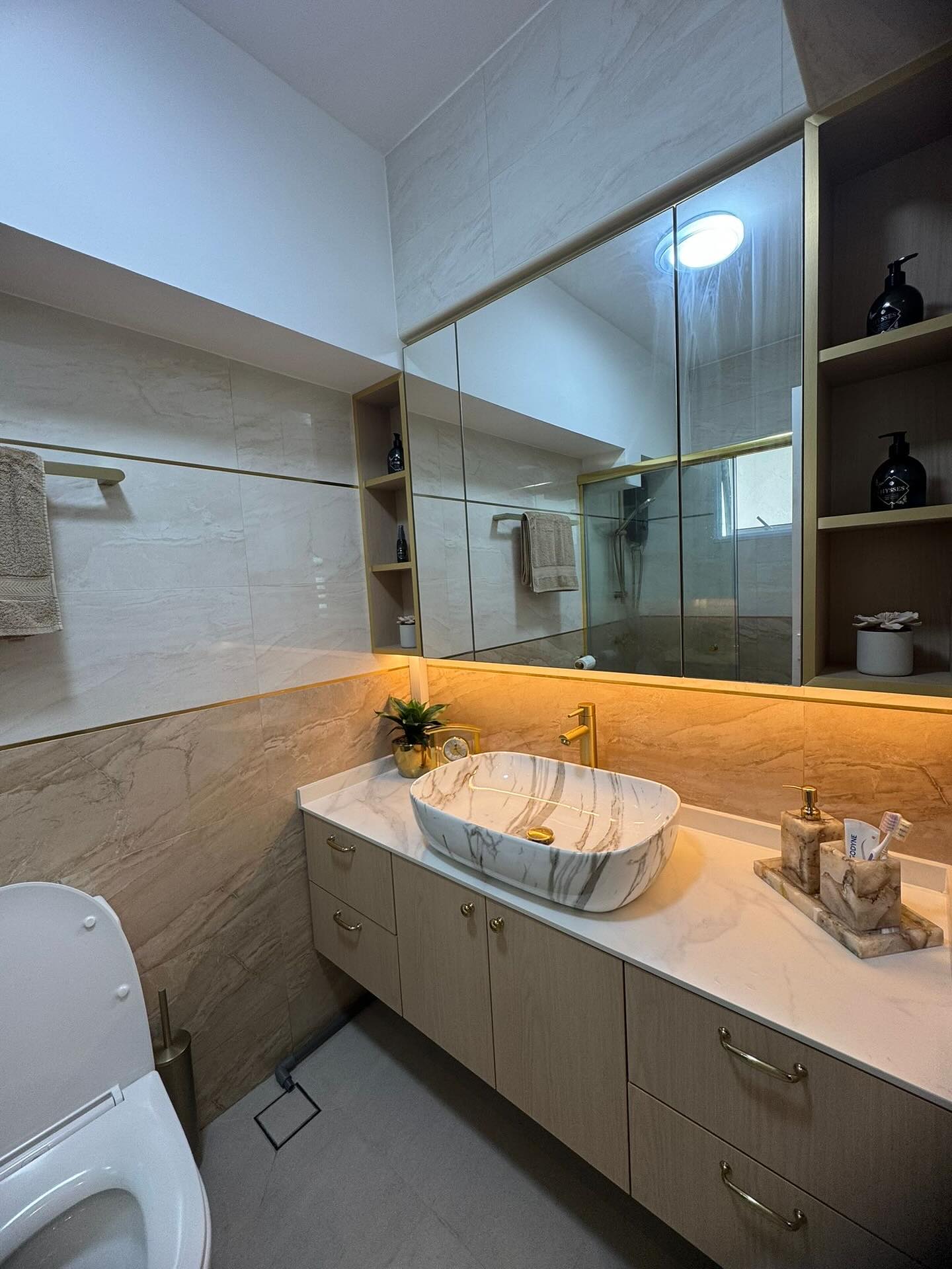 Bathroom renovation project